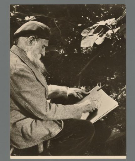 "The Masters". No. 795: Aristide Maillol (1861-1944), in the garden of his country house in Banyuls, 1943
