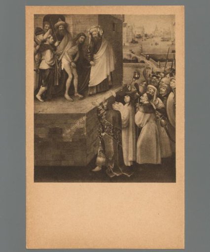 Hieronymus Bosch van Aeken. Christ Shown to the People