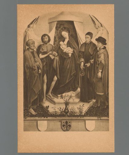 Roger van der Weyden: Mary with the Child and the Saints Peter, John the Baptist, Cosmas and Damian