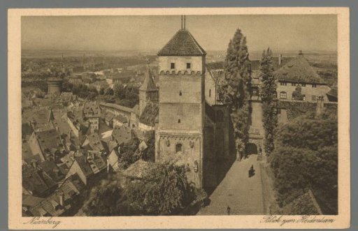 Nuremberg. View of the Heidenturm