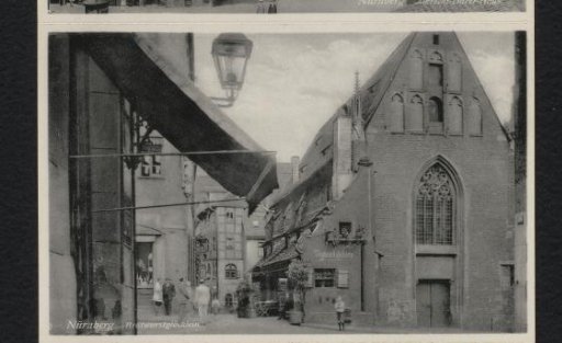 Nuremberg. Karlsbrücke with Schleifersteg