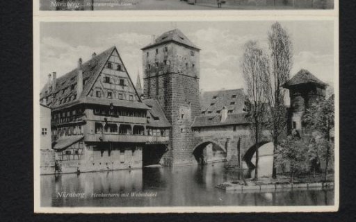Nuremberg. View from the Hallertor