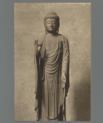 Statue of a Buddha in the Museum für Ostasiatische Kunst in Cologne