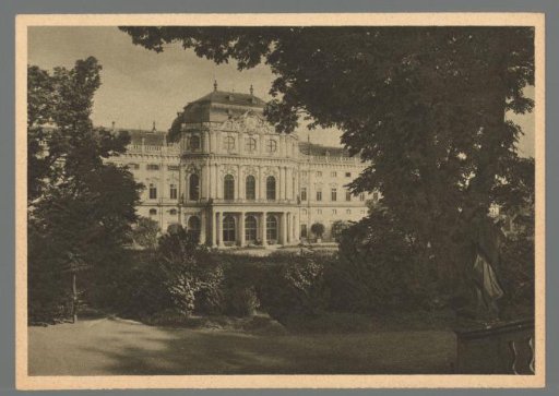 Residence Würzburg. Garden Side