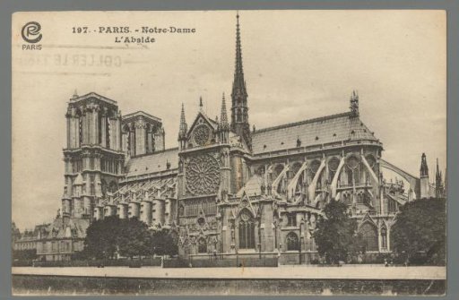 Paris - Notre-Dame. The Apse