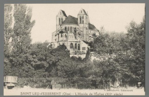 Saint-Leu-d'Esserent (Oise) - The Apse of the Church (12th century)