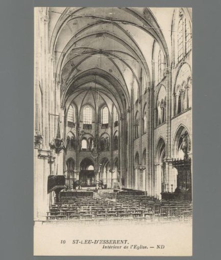 St-Leu-d'Esserent - Interior of the Church