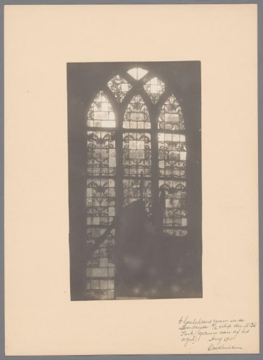 Painted window in the nave of the Great Church at Oosthuizen