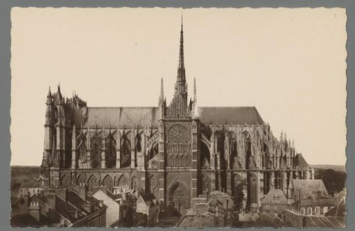 Amiens (Somme). The Cathedral. South Elevation