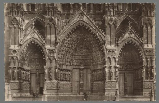 Amiens (Somme). The Cathedral. The Great Portal