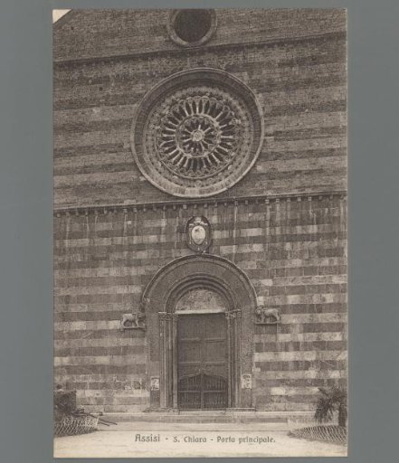 Assisi. St. Clare. Main Portal
