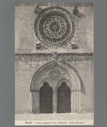Assisi. Upper Church of St. Francis. Main Portal