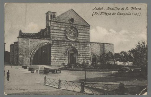 Assisi. Basilica of St. Clare (Fr. Filippo da Campello 1257)