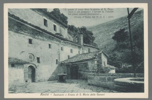 Assisi. Sanctuary or Hermitage of St. Mary of the Carceri
