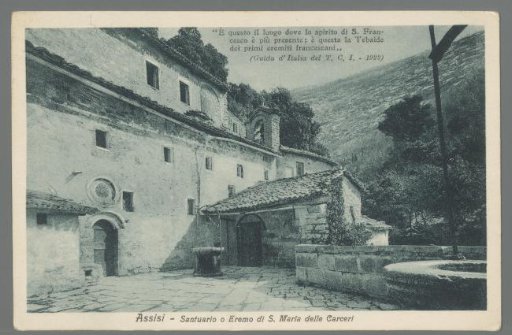Assisi. Sanctuary or Hermitage of St. Mary of the Carceri