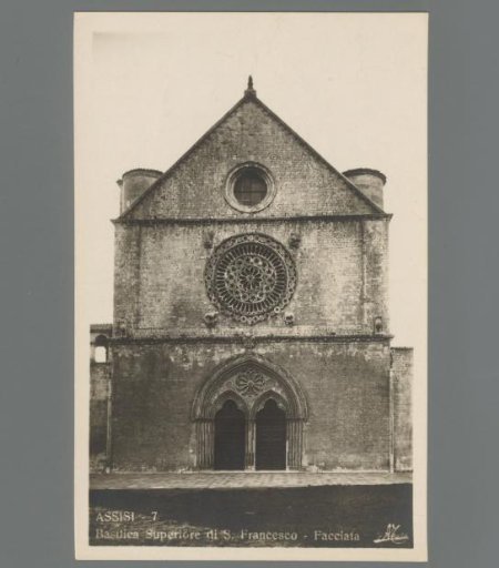 Assisi. Basilica of St. Francis. Facade