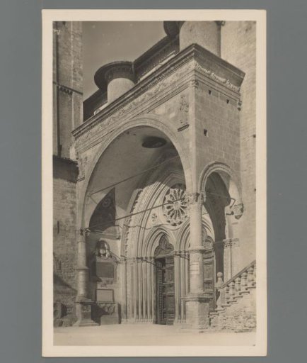 Assisi. Portal of the Lower Church of St. Francis