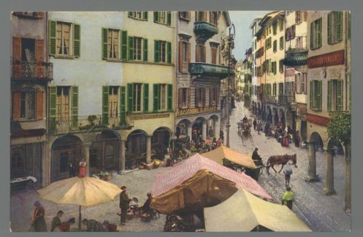 Lugano. Via Nassa