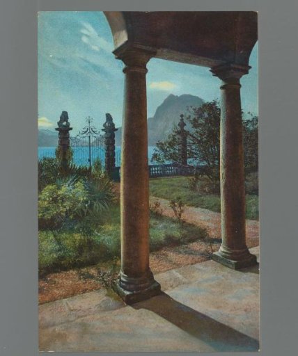 Lake of Lugano. Castagnola. Favorite Villa and Mount S. Salvatore