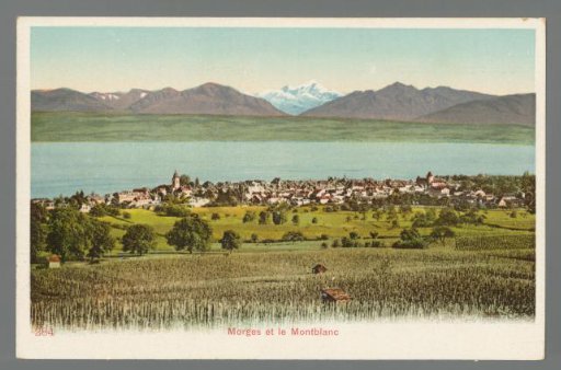 Morges and Mont Blanc