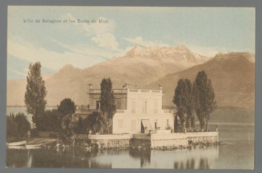 The Isle of Salagnon and the Dents du Midi