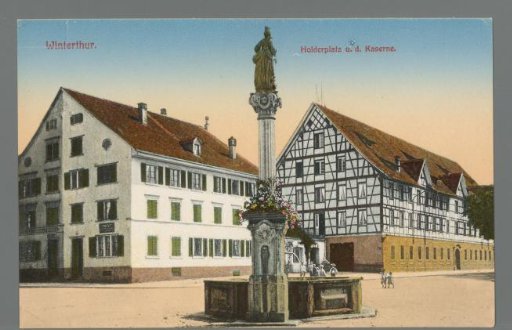 Winterthur. Holderplatz and the Barracks