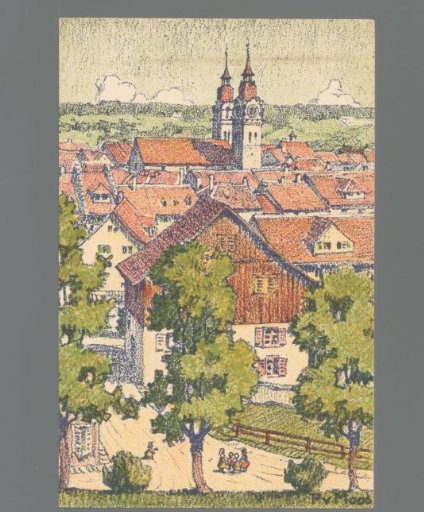 Winterthur, viewed from the Hochwacht