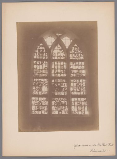 Painted window in the Great Church at Schermerhorn