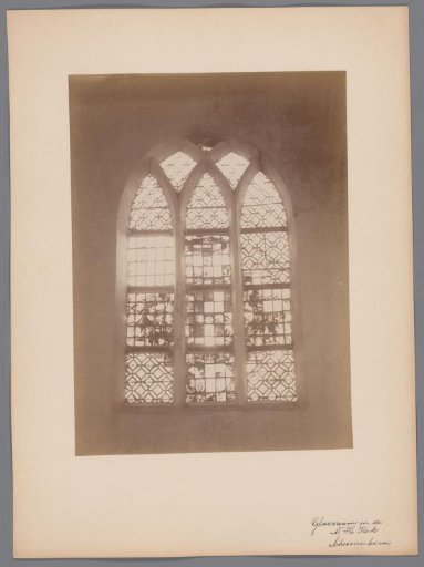 Painted window in the Great Church at Schermerhorn