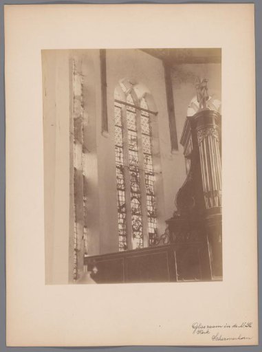 Painted window in the Great Church at Schermerhorn