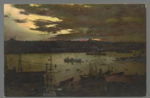 Constantinople. The Golden Horn at Twilight