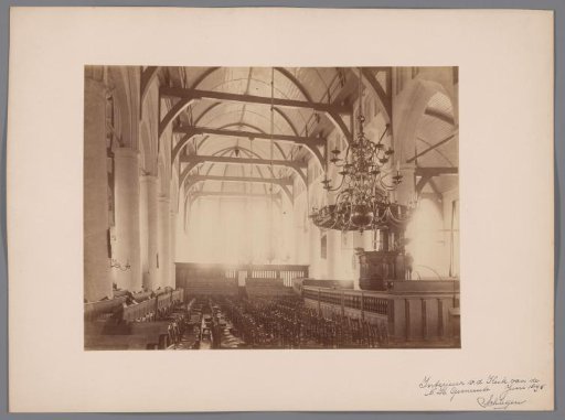 Interior of the Dutch Reformed Church at Schagen