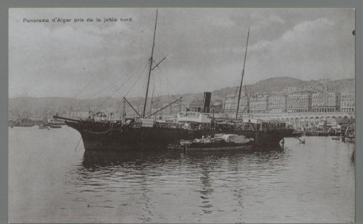 Panorama of Algiers taken from the north pier