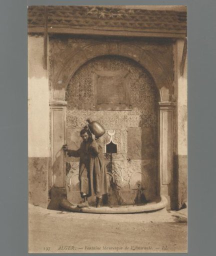 Algiers. Moorish Fountain of the Admiralty