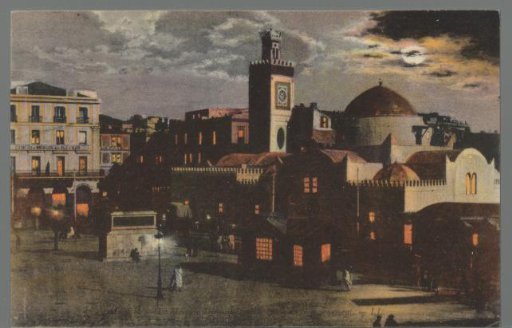 Algiers. The Mosque Djemaa-Djedid, Place du Gouvernement