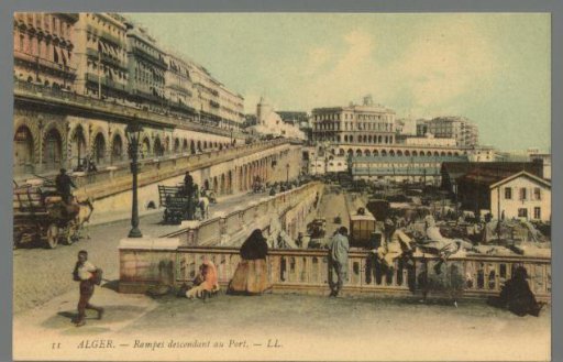 Algiers. Ramps Descending to the Port