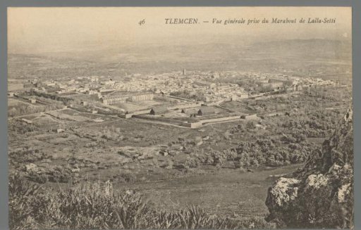 Tlemcen. General view taken from the Marbout of Lalla-Setti