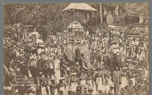 The Perahera, an annual Buddhist Procession