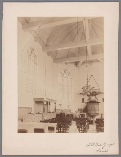 Interior of the Reformed Church at Schoorl