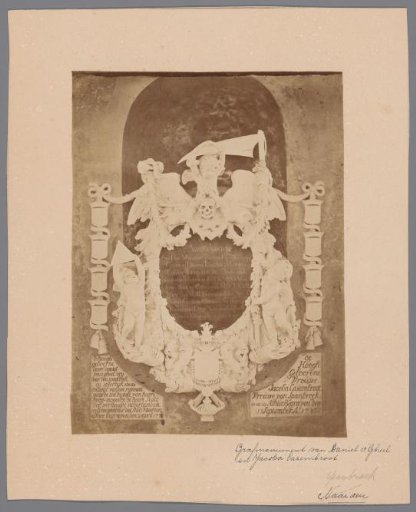 Tomb monument of Johannes van Gheel, Daniël van Gheel and Jacoba Casembroot in the Reformed Church of Spanbroek