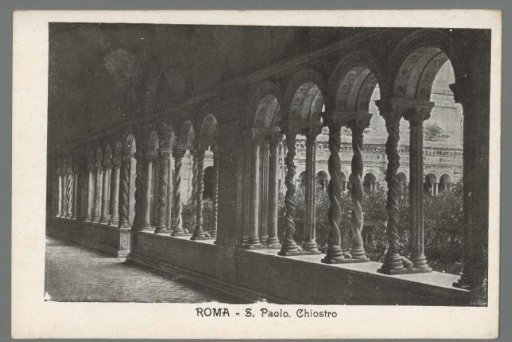 Rome. S. Paolo. Cloister