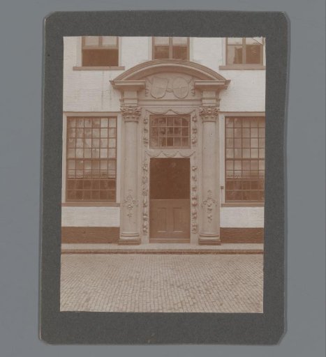 Door with frame in Den Burg, Texel