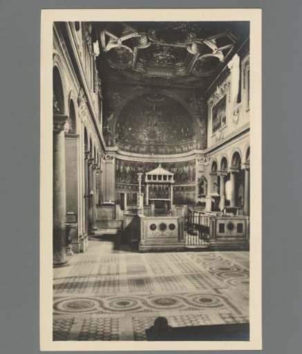 Rome. Interior of the Church of San Clemente