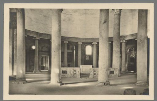 Rome. Interior of the Church of San Stefano Rotondo