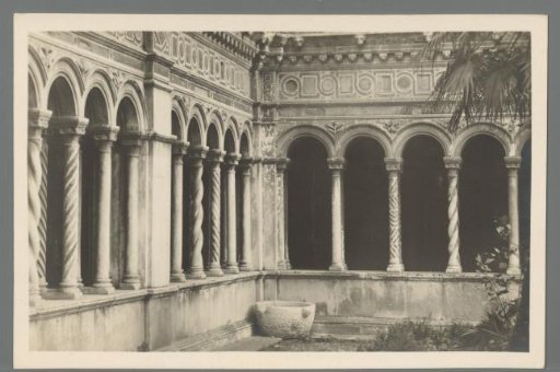 Rome. Basilica of San Giovanni in Laterano. Detail of the Cloister