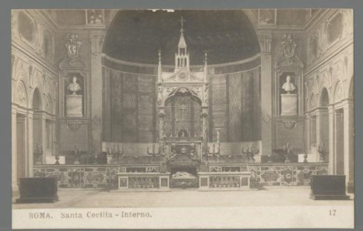 Rome. Santa Cecilia. Interior