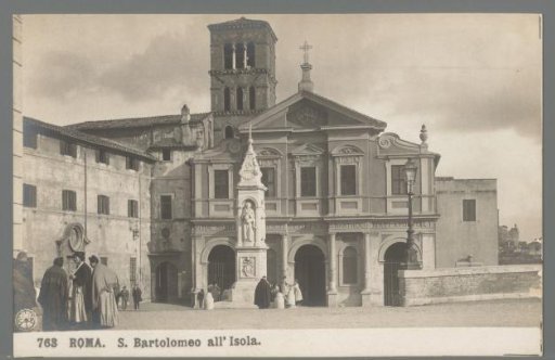 Rome. S. Bartolomeo all'Isola