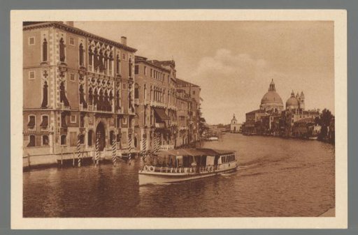 Venice. Palazzo Franchetti and Church of the Salute