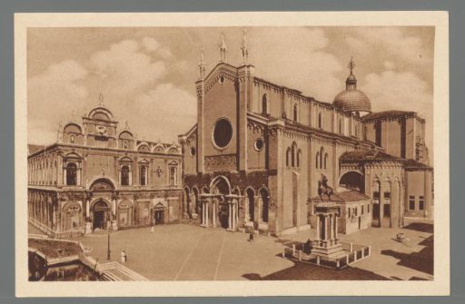Venice. The Church of SS. John and Paul. Monument to Colleoni