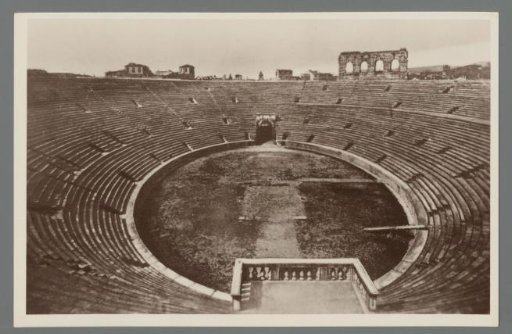 Verona. Interior of the Arena